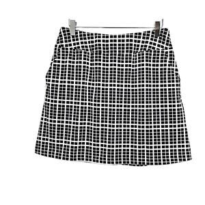 TAIL Women's Black & White Athletic Skort Short Two Front Pockets Size S